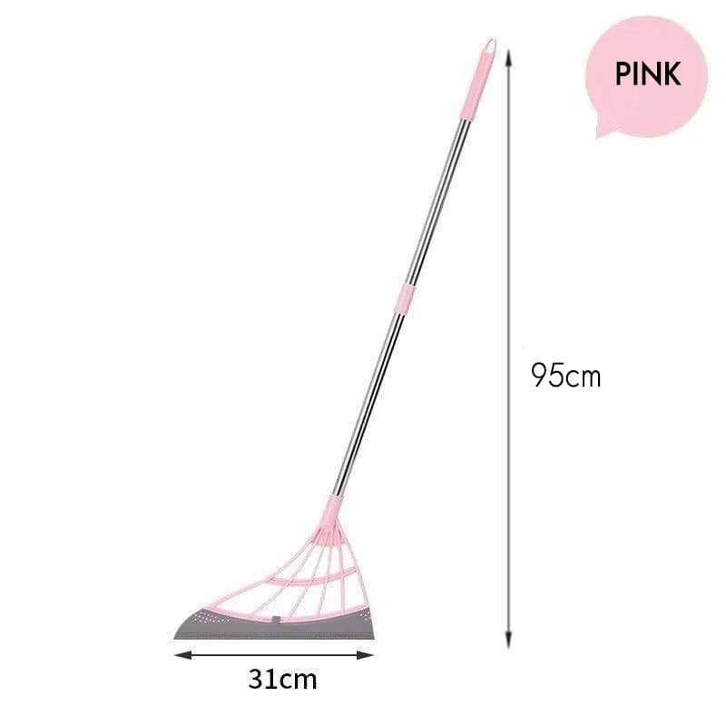 Pink color multi function magic broom - papaliving