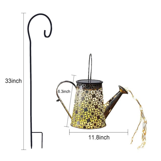 Solar Powered Watering Can - Solar Light Watering Can