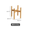 Cross Bamboo Flower Stand Home Balcony Living Room Shelf Floor-to-ceiling Bamboo Flower Pot Small Shelf