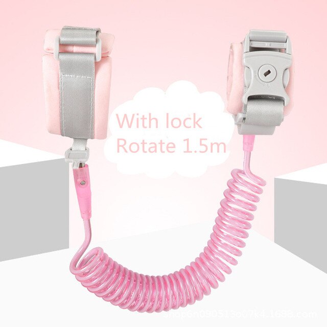 Child Safety Harness Leash Anti Lost Adjustable Wrist Link Traction Rope