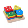  Montessori Wooden Toys Rainbow Blocks for Kids - PapaLiving