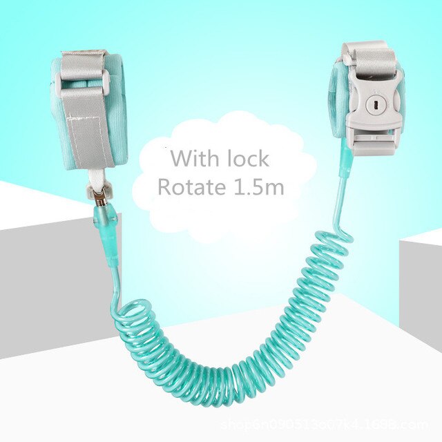 Child Safety Harness Leash Anti Lost Adjustable Wrist Link Traction Rope