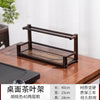 Desktop Bogu Frame Solid Wood Table Tea Set Purple Clay Pot  Frame Display Room Storage Bamboo Trays Decorative Coffee Holder