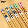 5Pairs Handmade Natural Bamboo Wood Chopsticks Reusable Sushi Food Stick Gift Tableware Korean Chopsticks Set cute chopsticks