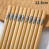5Pairs Handmade Natural Bamboo Wood Chopsticks Reusable Sushi Food Stick Gift Tableware Korean Chopsticks Set cute chopsticks