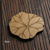 Wood Placemat Coaster Kitchen Table Bowl Mat Durable Hand Woven Insulation Coffee Cup Coaster Tea Ceremony Accessoriess Supplies