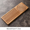 Bamboo Tea Serving Tray Vintage Wooden Partitioned Dish Breakfast Table Cup Plates Board Office Decorative Ceremony Dishes Plate
