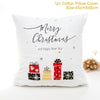 FENGRISE Cotton Linen Merry Christmas Cover Cushion - 45x45cm Size