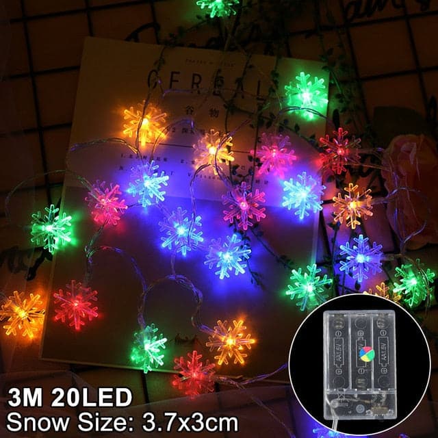 Snowflake LED Light Decorations For Home