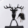 Vintage Deer Head Antler Wall Hooks