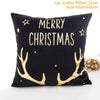 FENGRISE Cotton Linen Merry Christmas Cover Cushion - 45x45cm Size