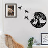 Tree Of Life and Birds Metal Wall Art Decoration