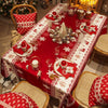 Red Waterproof Tablecloth