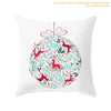 FENGRISE Cotton Linen Merry Christmas Cover Cushion - 45x45cm Size