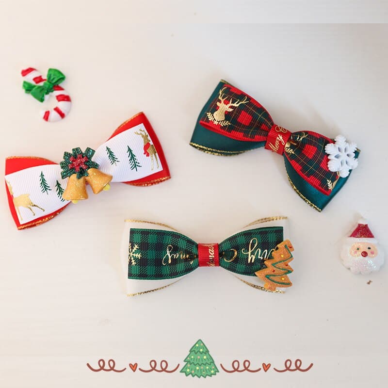 Christmas Collar Pet Bow Tie