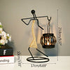 metal candlestick holders - black metal candlesticks - papaliving