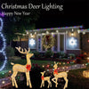 Deer Christmas Decor LED Light Glowing Desktop Ornament