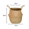 Seagrass Flower Pot Basket - Hanging Planter Garden Flower Vase