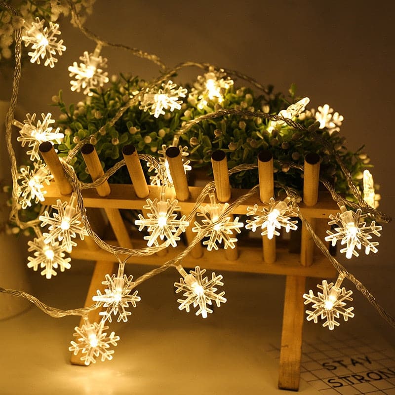 Snowflake LED Light Decorations For Home