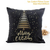 FENGRISE Cotton Linen Merry Christmas Cover Cushion - 45x45cm Size