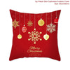 FENGRISE Cotton Linen Merry Christmas Cover Cushion - 45x45cm Size
