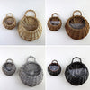Load image into Gallery viewer, Hand Made Wicker Rattan Flower Basket Pot Planter Hanging Vase