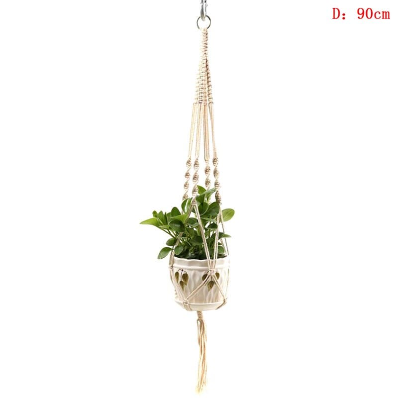 Macrame Plant Hanger - Hanging Plant Holder