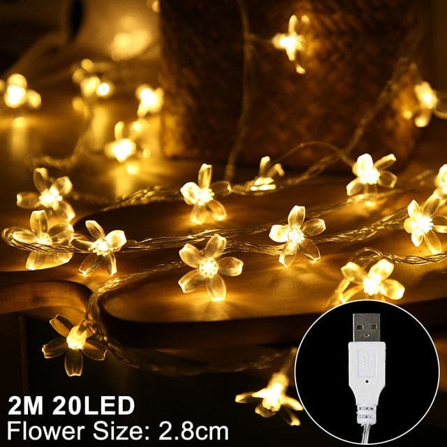 Snowflake LED Light Decorations For Home