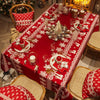 Red Waterproof Tablecloth