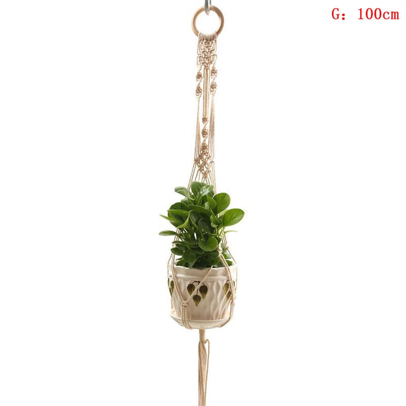 Macrame Plant Hanger - Hanging Plant Holder