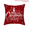 FENGRISE Cotton Linen Merry Christmas Cover Cushion - 45x45cm Size