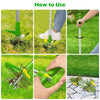 Long Handled Weed Remover Tool for Garden