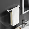 wall mounted towel rack with shelf - PapaLiving - small size black Color