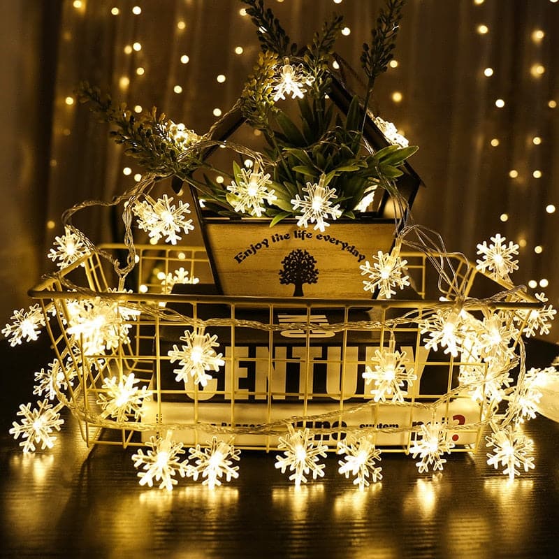 Snowflake LED Light Decorations For Home