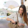 30/20/10Pcs Oriental Hand Folding Fan Wedding Party Handheld Fan Gift Chinese Japanese Bamboo Foldable Fan Home Decor Ornament