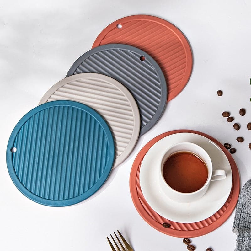 Heat-resistant Silicone Placemats for Dining Table