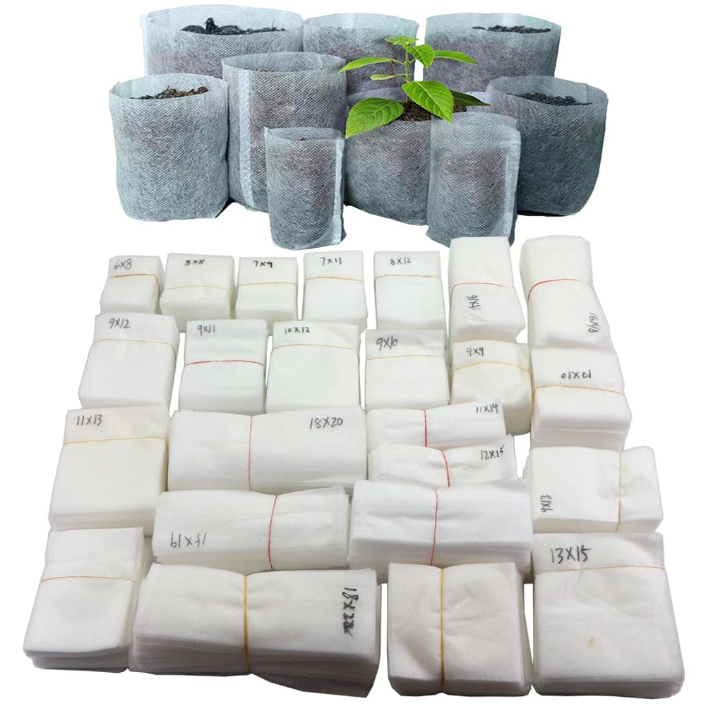 Biodegradable Non-woven Fabric Nursery Plant Grow Bags | PapaLiving