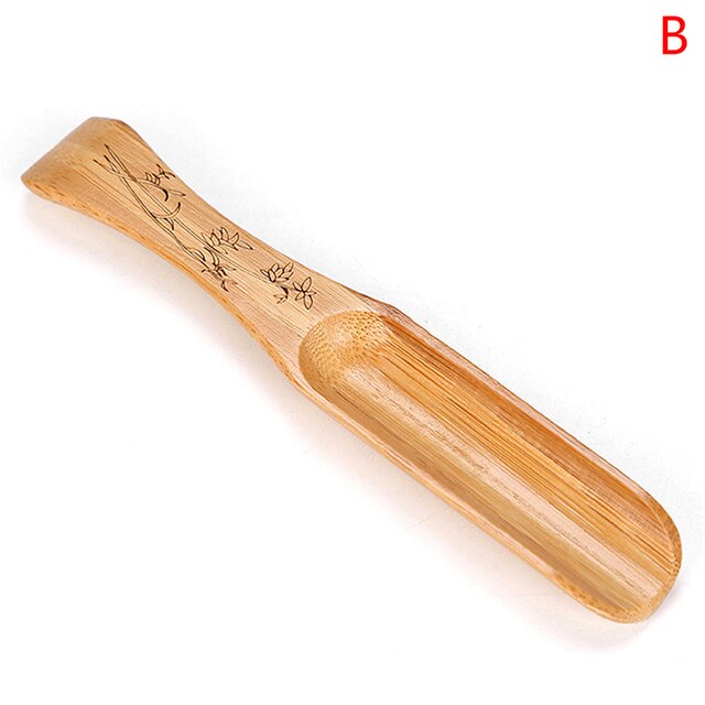 1pc Chinese Kung Fu Bamboo Tea Coffee Spoon Home Wooden Measuring Spoon Tea Coffee Scoop Sugar Spice Measure Spoon MeasuringTool