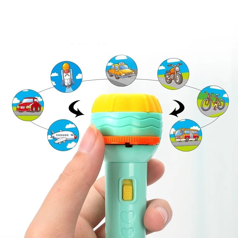 Flashlight Projector Torch Lamp Toy-PapaLiving
