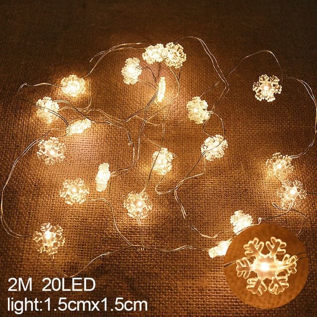 Snowflake LED Light Decorations For Home