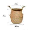 Seagrass Flower Pot Basket - Hanging Planter Garden Flower Vase