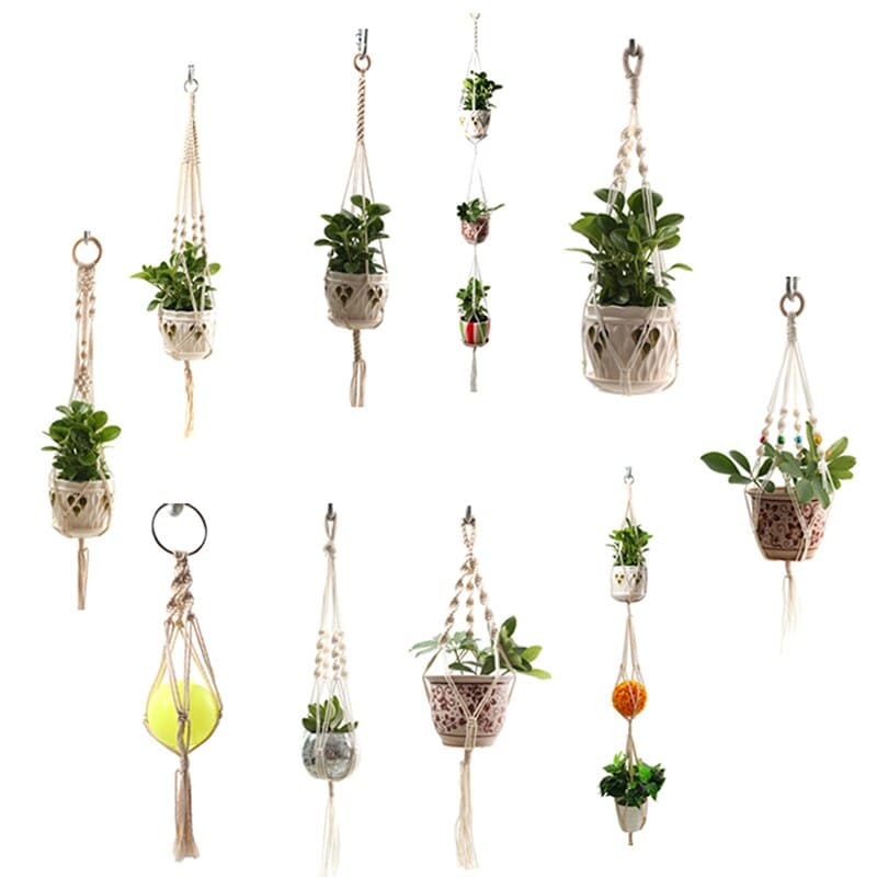 Macrame Plant Hanger - Hanging Plant Holder