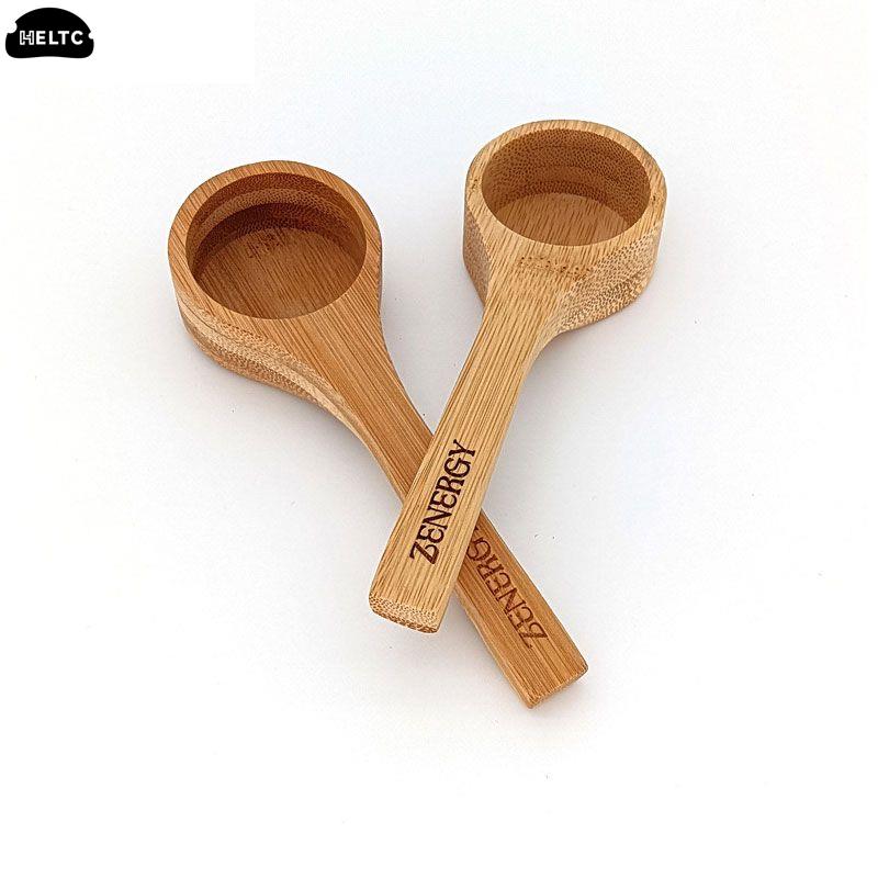 1pc Chinese Kung Fu Bamboo Tea Coffee Spoon Home Wooden Measuring Spoon Tea Coffee Scoop Sugar Spice Measure Spoon MeasuringTool