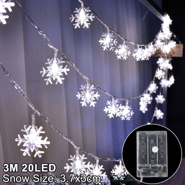 Snowflake LED Light Decorations For Home