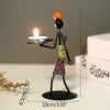 Metal Candlesticks Holders - Abstract Character Sculptures Candle Holders