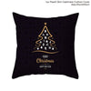 FENGRISE Cotton Linen Merry Christmas Cover Cushion - 45x45cm Size