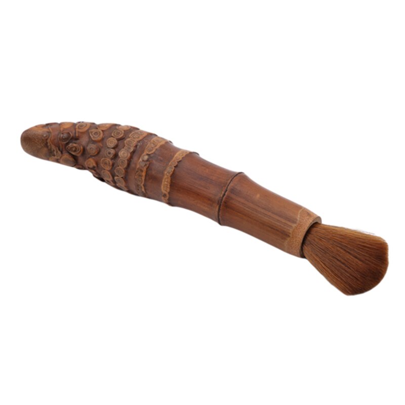 1Pc Bamboo Root Keeping Pot Pen Tea Brush Bamboo Tea Set Pot Lid Tea Ceremony Accessories Folk Crafts Kung Fu Tea Brush New