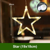 Christmas Suction Cup Light Window Backdrop Decoration For Indoor