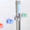 wall adhesive mop and broom organizer - papaliving