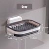 Wall Mounted Stacked Soap holder - Gray Color